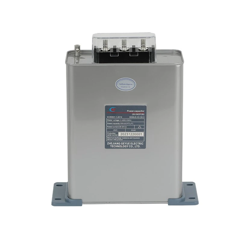 BSMJ Series Bồi thường ba pha Tụ điện yếu tố công suất pha