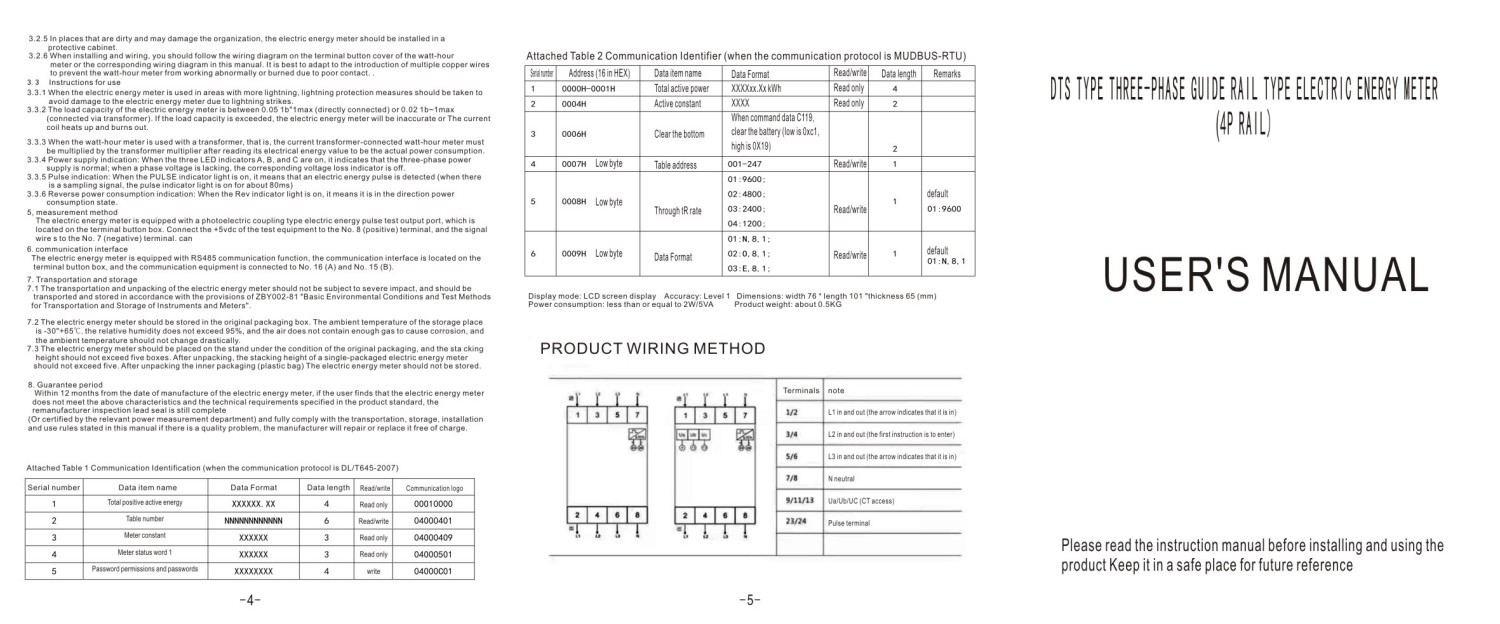 Gy4plcd Three Phase Four Wire 4p Lcd Electronic Energy Meter